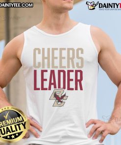 Official Boston College Eagles Cheer Leader Tank Top in navy blue, perfect for game day and showing team spirit.