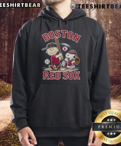 Official Boston Red Sox Snoopy Hoodie featuring playful Snoopy graphics in team colors, perfect for fans.