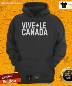 Official Bruce A. Heyman Vive Le Canada Hoodie showcasing a stylish design celebrating Canadian pride and culture.