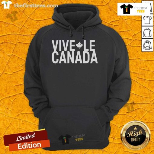 Official Bruce A. Heyman Vive Le Canada Hoodie showcasing a stylish design celebrating Canadian pride and culture.