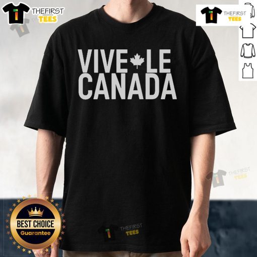 Official Bruce A. Heyman Vive Le Canada T-Shirt featuring a vibrant design celebrating Canadian pride and style.