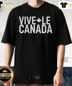 Official Bruce A. Heyman Vive Le Canada T-Shirt featuring a vibrant design celebrating Canadian pride and style.