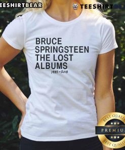 Official Bruce Springsteen The Lost Albums 1983-2018 Ladies Tee featuring album artwork and stylish design.