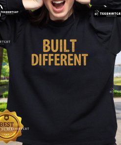 Official Built Different Sweatshirt in black, showcasing a stylish design perfect for casual wear and comfort.