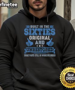 Alt Text: Vintage hoodie from the sixties, original and unrestored, featuring some working parts and classic design elements.