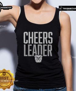 Official Butler Bulldogs cheerleader tank top featuring vibrant team colors and logo, perfect for game day spirit.