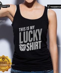 Official Butler Bulldogs 'This Is My Lucky Tank Top' showcasing team spirit and style for fans and supporters.