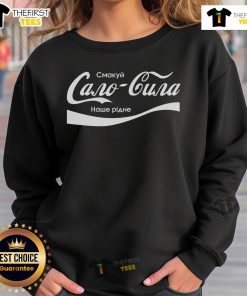 Official Cano Cuna Taste Our Native Ukrainian Quote Sweatshirt featuring vibrant design and cozy fit for cultural pride.