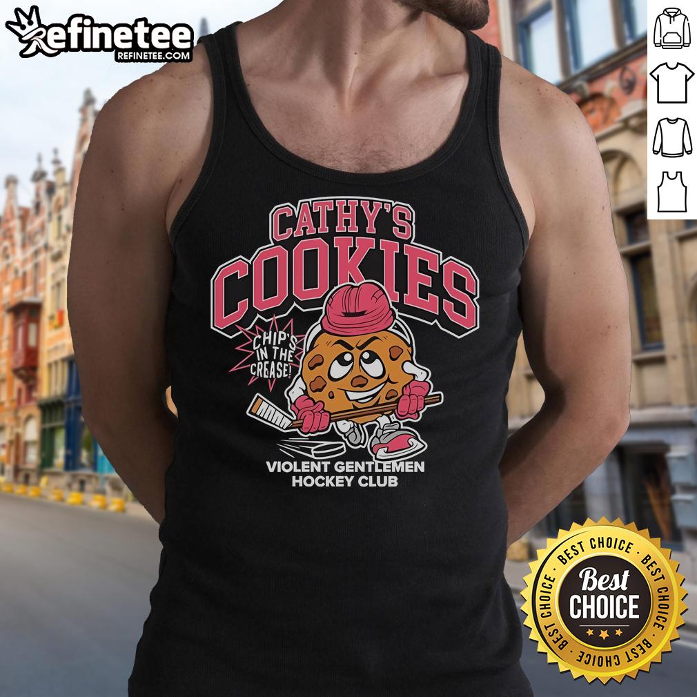 Official Cathy’S Cookies Chips In The Crease Violent Gentlemen Hockey Club Tank Top Official CathyS Cookies Chips in the Crease Violent Gentlemen Hockey Club tank top featuring a stylish design.