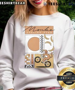 Alt Text: Official Cdawgva Monke Cycling Club sweatshirt featuring a stylish design and vibrant colors, perfect for cycling enthusiasts.