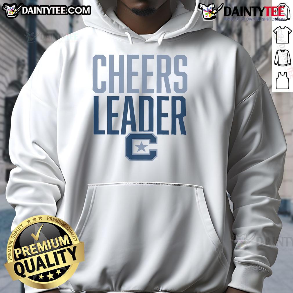 Official Citadel Bulldogs Cheers Leader Hoodie Official Citadel Bulldogs Cheerleader Hoodie featuring team colors and logo, perfect for fans and spirited supporters.