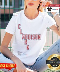 Official Clark and Addison Obvious Ladies Tee featuring a stylish design, perfect for casual wear and fashion enthusiasts.