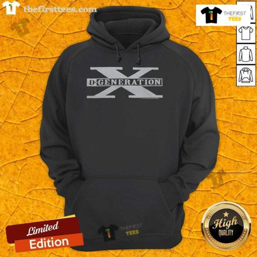 Official D-Generation X Hoodie featuring bold graphics and a comfortable fit, perfect for wrestling fans and collectors.