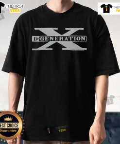 Alt Text: Official D-Generation X T-Shirt featuring bold graphics and iconic logo for wrestling fans and collectors.