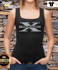 Alt Text: Official D-Generation X Tank Top featuring iconic logo and bold graphics for wrestling fans and collectors.