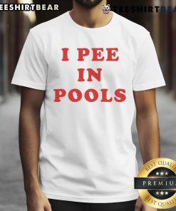Alt Text: Official Dani Jackel I Pee In Pools T-Shirt featuring playful design, perfect for summer fun and pool parties.