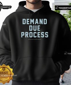Official Demand Due Process Better South Better America Hoodie featuring bold graphics and a comfortable fit.