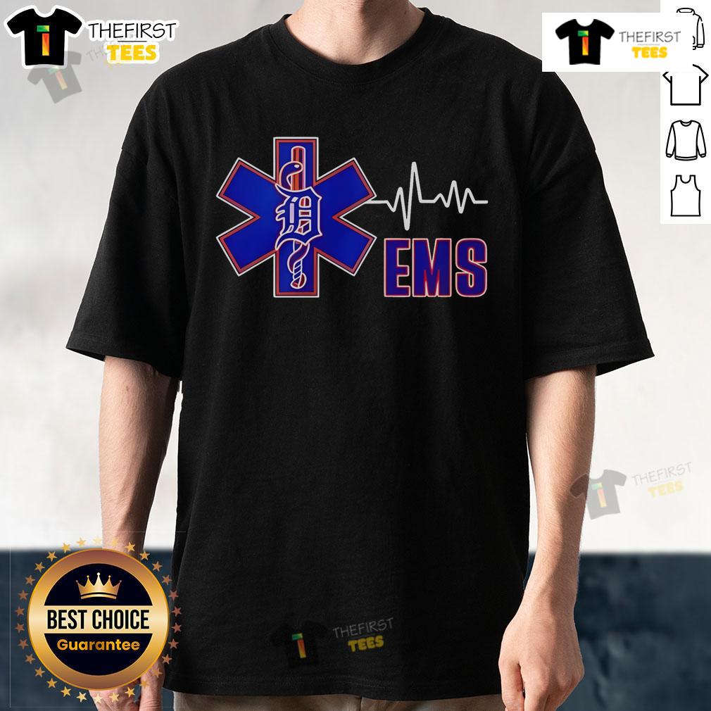 Official Detroit Tigers National Ems Week T Shirt Official Detroit Tigers National EMS Week T-Shirt featuring team logo and EMS tribute design in vibrant colors.