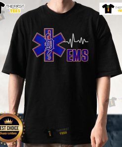 Official Detroit Tigers National EMS Week T-Shirt featuring team logo and EMS tribute design in vibrant colors.