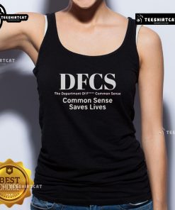 Official DFCS The Department of FCK Common Sense Tank Top featuring bold graphic design for a trendy summer look.