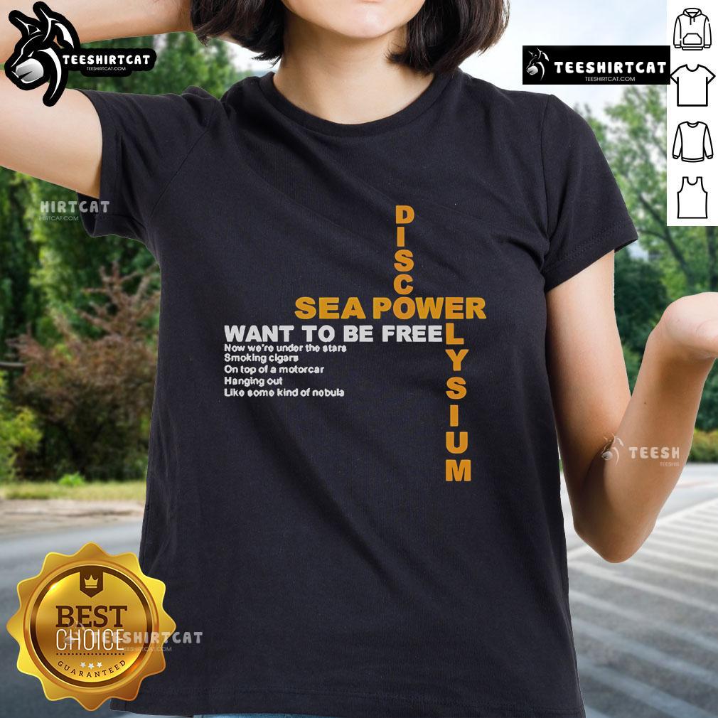 Official Disco Elysium Sea Power Want To Be Free Ladies Tee Official Disco Elysium Sea Power Want To Be Free Ladies Tee featuring vibrant design and comfortable fit for fans.