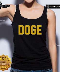Official DOGE Agent Tank Top featuring a stylish design, perfect for DOGE fans and casual summer wear.