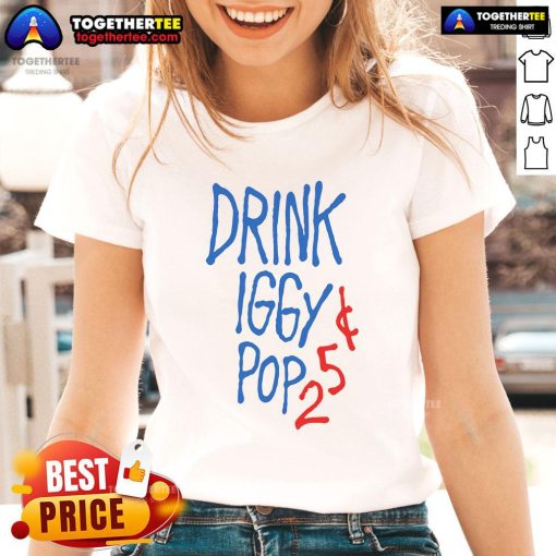 Official Iggy Pop 25 Ladies Tee featuring vibrant graphics and a stylish design for fans of the iconic musician.