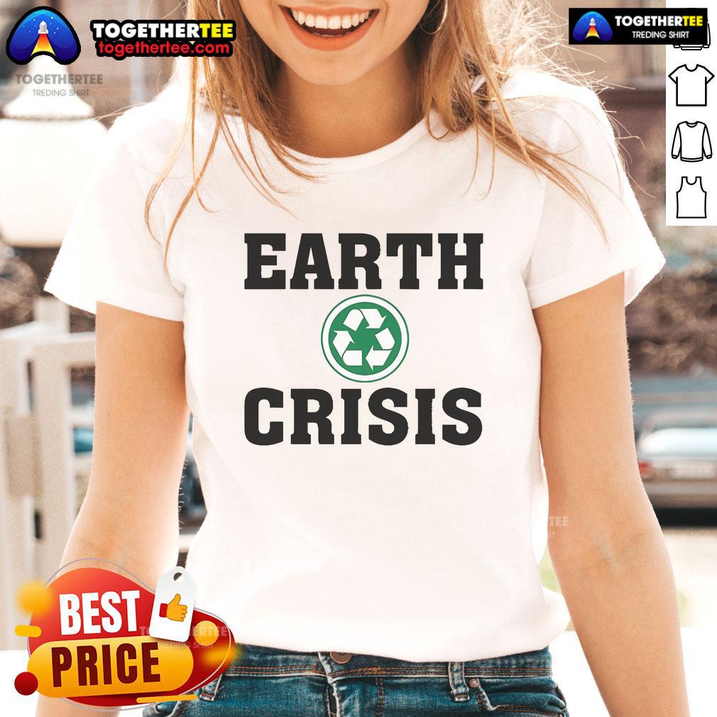 Official Earth Crisis Recycle Ladies Tee Official Earth Crisis Recycle Ladies Tee featuring eco-friendly design and vibrant colors for sustainable fashion enthusiasts.