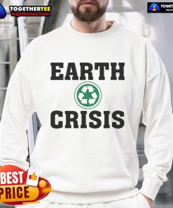 Official Earth Crisis Recycle Sweatshirt featuring a bold eco-friendly design for sustainable fashion enthusiasts.