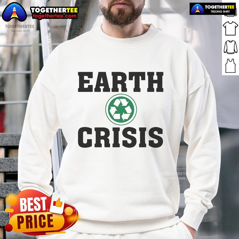 Official Earth Crisis Recycle Sweatshirt Official Earth Crisis Recycle Sweatshirt featuring a bold eco-friendly design for sustainable fashion enthusiasts.