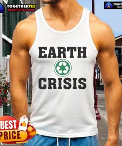 Official Earth Crisis Recycle Tank Top featuring eco-friendly graphics and stylish design for sustainable fashion enthusiasts.