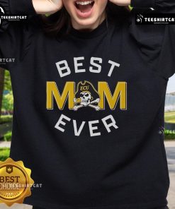 Official East Carolina Pirates Best Mom Ever Sweatshirt showcasing vibrant team colors and a cozy design for proud moms.