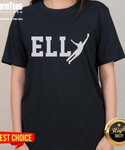 Official Elly De La Cruz Air Elly Ladies Tee featuring vibrant graphic design, perfect for fans and casual wear.