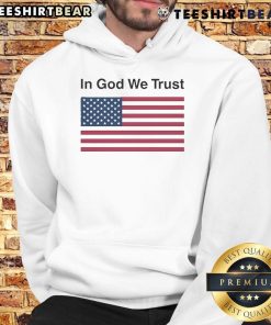 Official Eric Adams 'In God We Trust' hoodie featuring bold text design, perfect for supporters of Eric Adams.