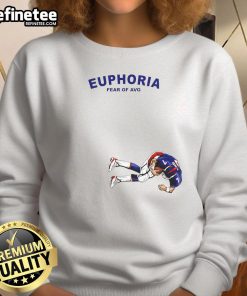 Official Euphoria Fear of Average John Elway 7 Denver Broncos sweatshirt, showcasing team pride and iconic player legacy.