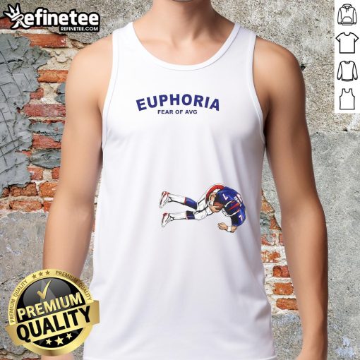 Official Euphoria Fear of Average John Elway 7 Denver Broncos tank top featuring stylish design and team colors.