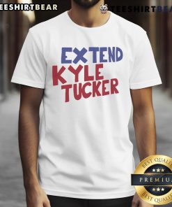Official Extend Kyle Tucker T-Shirt featuring bold graphics and comfortable fit, perfect for Houston Astros fans.
