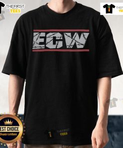 Alt Text: Official Extreme Championship Wrestling T-Shirt featuring bold logo and vibrant design, perfect for wrestling fans.