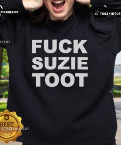 Official Fck Suzie Toot Sweatshirt in black, featuring bold graphic text for a trendy, casual look.