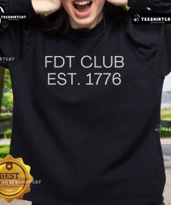 Official FDT Club Est 1776 Sweatshirt featuring a classic design and comfortable fit for stylish casual wear.