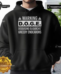 Official Fight Oligarchy hoodie featuring 'Anti-Oligarchs Resist Stop D.O.G' slogan, perfect for activism and awareness.