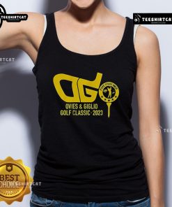 Official Five Stars Only Ovies and Giglio Podcast Golf Classic 2023 tank top featuring vibrant design and logo.