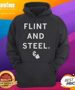 Official Flint and Steel Hoodie featuring a stylish design, perfect for casual wear and outdoor adventures.