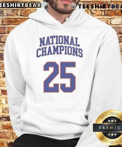 Official Florida National Champions 25 Hoodie featuring team colors and logo, perfect for fans and supporters.