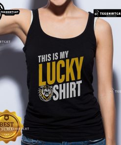 Official Fort Hays State Tigers tank top featuring 'This Is My Lucky Tank Top' design, perfect for FHSU fans.