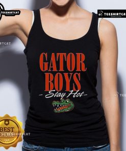 Official Gator Boys Stay Hot Tank Top featuring a bold design for fans of the Gator Boys series, perfect for summer wear.