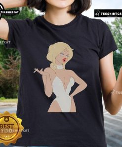 Alt Text: Official GMM Set Blueprint Holliwould Ladies Tee featuring a stylish design and comfortable fit for women.