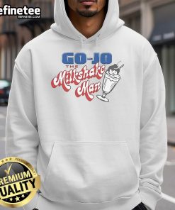 Official Go Jo The Milkshake Man Hoodie featuring vibrant graphics and a cozy design, perfect for fans and casual wear.