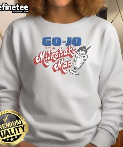 Official Go Jo The Milkshake Man Sweatshirt in vibrant colors, perfect for casual wear and milkshake enthusiasts.
