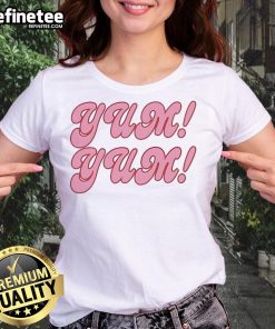 Official Go Jo Yum Yum Ladies Tee featuring a stylish design perfect for casual wear and fan merchandise.